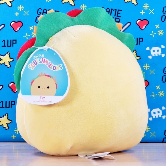 Squishmallow Tex the Taco 8" UltraSoft Stuffed Food Squad Kids Toy Plush NWT - Picture 5 of 12